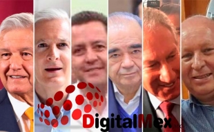 AMLO, Alfredo del Mazo, Gerardo Monroy, Maurilio Hernández, Arturo Montiel, Gustavo Parra 