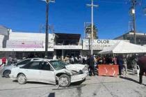El conductor, un adulto mayor, fue detenido.