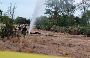 #Video: Localizan toma clandestina de combustible en #Teotihuacán