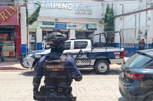 Un asalto a una casa de empeño ubicada sobre avenida Hidalgo generó una movilización de corporaciones de seguridad en el centro de Teotihuacán.