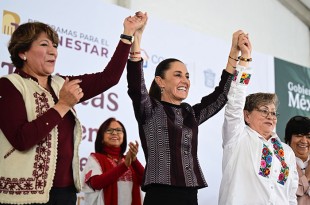 #Video: Claudia Sheinbaum y Delfina Gómez arranca entrega de apoyos a vivienda en oriente del #Edoméx