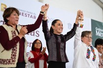 #Video: Claudia Sheinbaum y Delfina Gómez arranca entrega de apoyos a vivienda en oriente del #Edoméx
