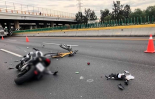 Ciclista muere atropellado por motociclista, en la México-Pachuca