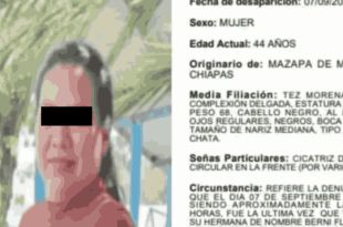  La maestra fue secuestrada por un grupo armado en el plantel del Colegio de Bachilleres de Chiapas (Cobach) número 216.