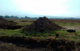 Hallan a hombre calcinado en una fosa en Cocotilán