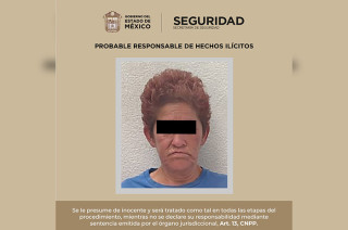 Georgina “N” de 50 años de edad fue presentada ante el Agente del Ministerio Público correspondiente.