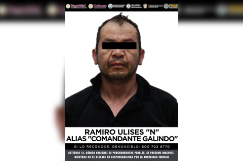 Ramiro Ulises “N”, alias “Comandante Galindo”, fue vinculado a proceso por secuestro exprés.