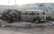 Los dos conductores quedaron atrapados entre las llamas y murieron en el sitio