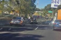 El accidente ocurrió en el kilómetro 41 de la carretera México-Toluca, en el paraje conocido como &quot;La escondida&quot;.
