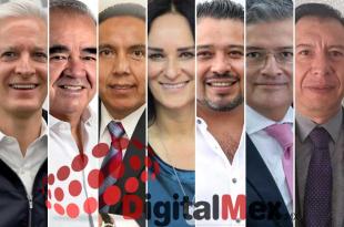 Alfredo del Mazo, Maurilio Hernández, Marco Aurelio Carbajal, Isabel Sánchez Holguín, Adrián Juárez, Víctor Aguilar, Odilón López