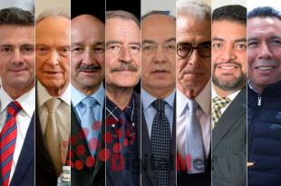 Enrique Peña, Alejandro Gertz Manero, Carlos Salinas, Vicente Fox, Felipe Calderón, Ernesto Zedillo, Cristian Campuzano, Arturo Piña.
