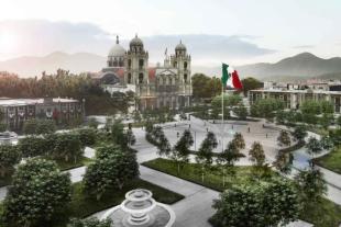 Maqueta del proyecto de la remodelación de la Plaza de los Mártires