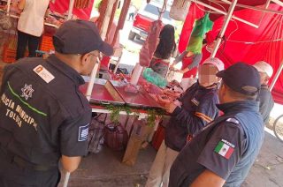 Autoridades refuerzan seguridad y movilidad en uno de los mercados más concurridos de Toluca