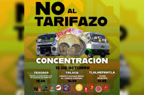 Cartel tarifazo Edoméx
