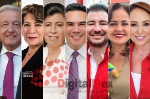 AMLO, Delfina Gómez, Nelly Rivera, Alejandro Moreno, Elías Rescala, Ana Lilia Herrera, Cristina Ruiz