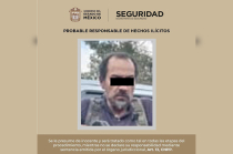 Luis “N”, de 47 años, fue detenido en Aculco con un rifle calibre 7.62 de uso exclusivo del Ejército y más de 100 cartuchos útiles.