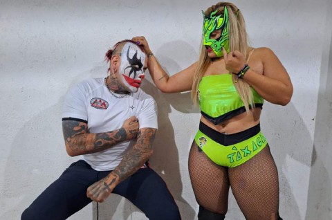 Pagano se enamoró de la lucha libre. Este deporte se convirtió en su bandera para superar la depresión que rodeaba su infancia.