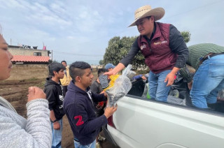 La Secretaría del Campo y autoridades estatales despliegan maquinaria, realizan recorridos y organizan registro de beneficiarios.