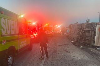 Al parecer la unidad se quedó sin frenos