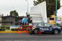 Peritos realizaron el levantamiento del cuerpo en la fuente