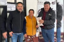 Omar Sánchez Velázquez inauguró el Centro de Leche para el Bienestar en Zaragoza de Guadalupe, Calimaya.
