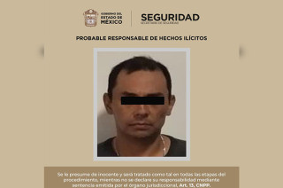 Por los hechos, los oficiales detuvieron a Rafael “N” de 37 años de edad.
