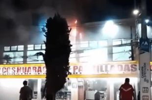 Se incendió taquería en Coacalco