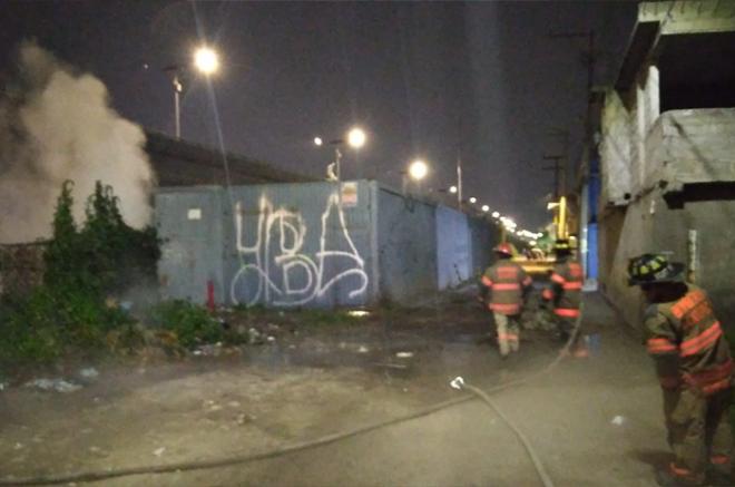 La fuga se presentó en el poliducto Tuxpan-Azcapotzalco, en el tramo ubicado en avenida Gran Canal.