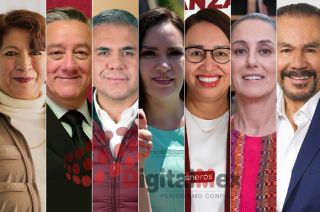 Delfina Gómez, Bernardo Barranco, Fernando Vilchis, Esmeralda Vallejo, Azucena Cisneros, Claudia Sheinbaum, Pedro Rodríguez