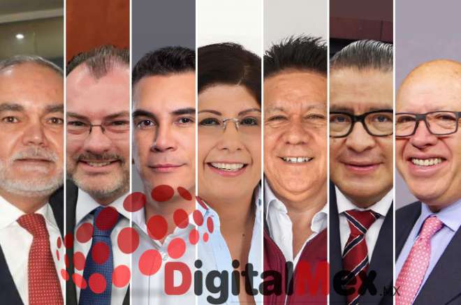 Gabriel O´Shea, Luis Videgaray, Alejandro Moreno, Mariela Gutiérrez, Emilio Ulloa, Horacio Duarte, Isidro Pastor.