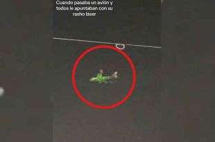 #Video #Viral: Apuntan rayos láser a aviones cerca del AIFA y los critican en redes