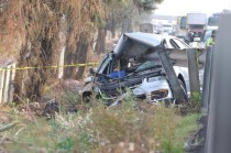 El accidente ocurrió en el kilómetro 1.