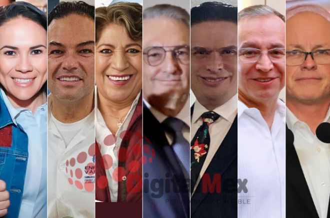 Alejandra del Moral, Enrique Vargas, Delfina Gómez, Luis Felipe Puente, Martín Suárez, Raymundo Martínez, Eric Sevilla