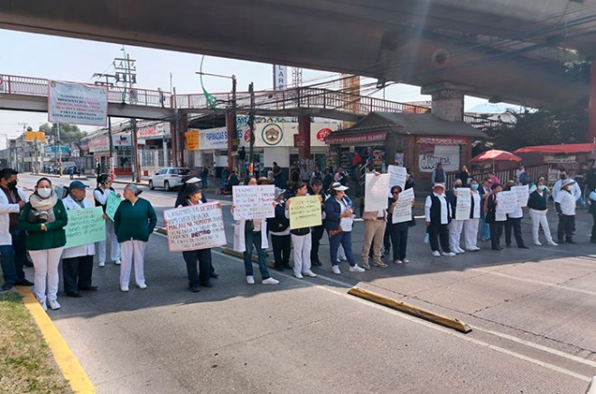#Video: Bloqueos del sector salud generan caos en el Valle de México