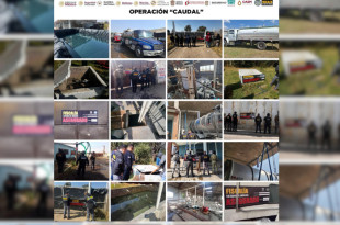 Elementos de seguridad intervienen instalaciones vinculadas a la extracción y distribución ilegal de agua