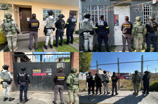 Inmuebles asegurados durante la Operación “Restitución” en Toluca y municipios del Edoméx