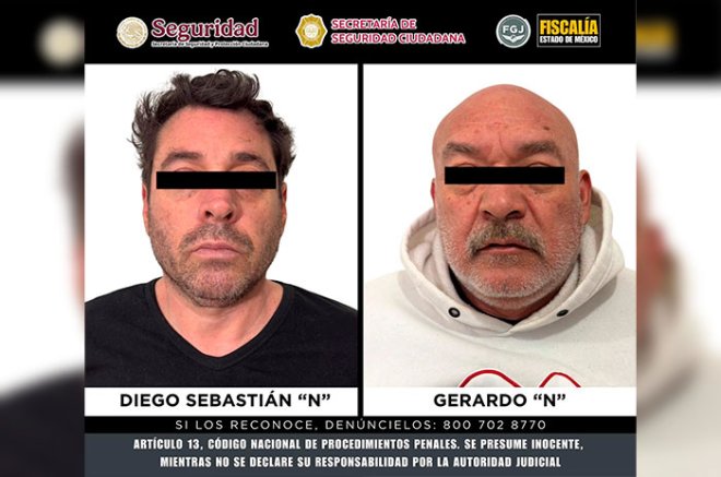 Diego Sebastián “N” y Gerardo “N”; enfrentarán audiencia este sábado en Tlalnepantla.
