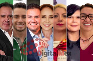 Gonzalo Alarcón, Pepe Couttolenc, Luis Montaño, Cristina Ruiz, Macarena Montoya, Rosy Oviedo, Azucena Cisneros