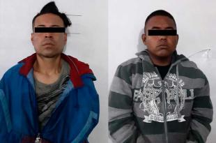 Diego Antonio y Juan Carlos presuntamente robaban a transeúntes y negocios en Nezahualcóyotl