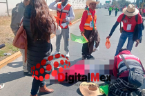 Elementos de seguridad pública procedieron a la detención del conductor para deslindar responsabilidades.