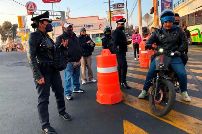 Causó malestar y fuerte tráfico en la zona