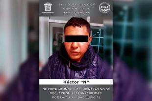 Detuvieron en el municipio de Texcoco a Héctor “N”