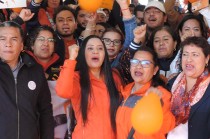 Anuncian votó masivo a favor de la planilla naranja.
