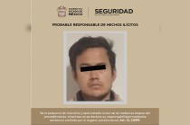 El individuo fue trasladado al Centro de Justicia para las Mujeres en Toluca, a fin de determinar su situación jurídica.