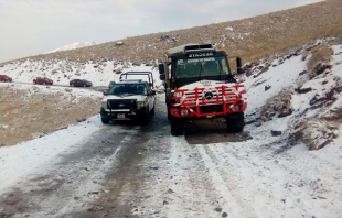 Cae la primera nevada en el Xinantécatl; cierran acceso a la parte alta