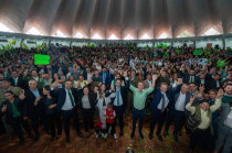 Pepe Couttolenc durante la presentación de su Primer Informe Legislativo en Toluca