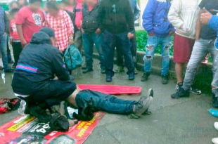 Pasajeros dejan moribundo a asaltante menor de edad, en #Toluca