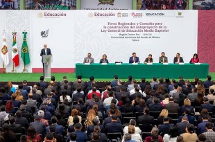 La Universidad Autónoma del Estado de México es sede de los Foros Regionales y Consulta para la construcción del anteproyecto de la Ley General de Educación Media Superior.