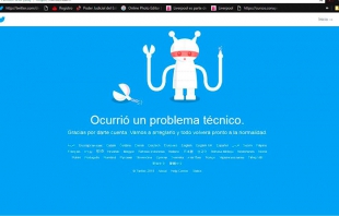 Se cae nuevamente Twitter