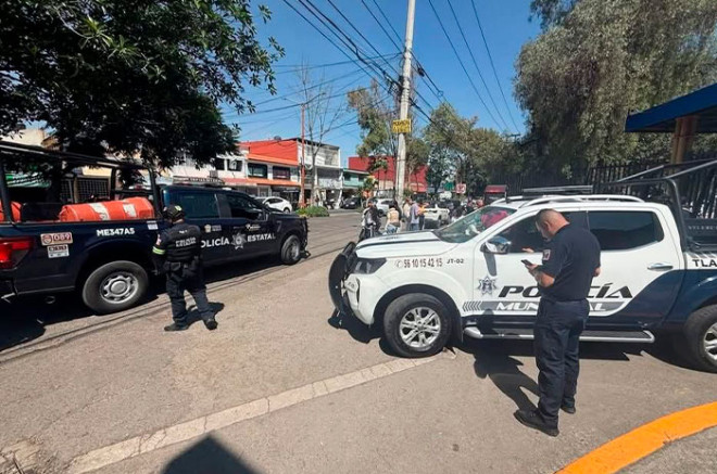 El desalojo se realizó de manera ordenada y supervisada por personal de protección